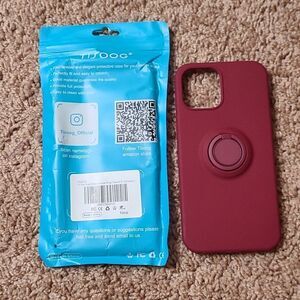 TISOOG Burgandy and red inside 11 Pro Max case 6.5